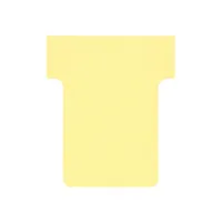NOBO T-Kaart Maat 15 Papier 170 g/m² 53 x 36 mm Geel (pak 100 stuks)