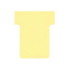 NOBO T-Kaart Maat 15 Papier 170 g/m² 53 x 36 mm Geel (pak 100 stuks)