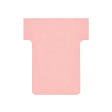 NOBO T-Kaart Maat 15 Papier 170 g/m² 53 x 36 mm Roze (pak 100 stuks)