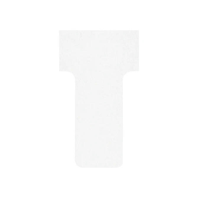 NOBO T-Kaart Maat 1 Papier 170 g/m² 49 x 165 mm Wit (pak 100 stuks)