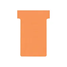 NOBO T-Kaart Maat 2 Papier 170 g/m² 85 x 485 mm Oranje (pak 100 stuks)
