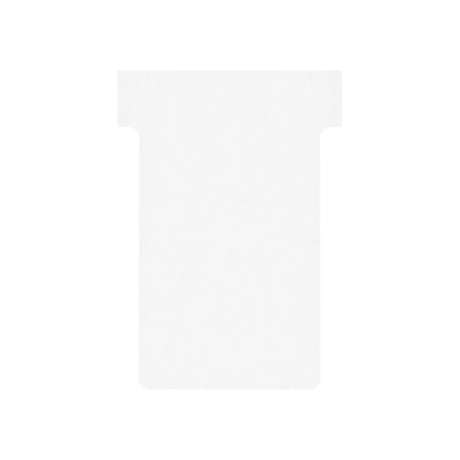 NOBO T-Kaart Maat 2 Papier 170 g/m² 85 x 485 mm Wit (pak 100 stuks)