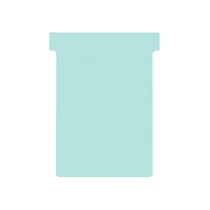 NOBO T-Kaart Maat 3 Papier 170 g/m² 120 x 80 mm Blauw (pak 100 stuks)