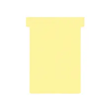 NOBO T-Kaart Maat 3 Papier 170 g/m² 120 x 80 mm Geel (pak 100 stuks)