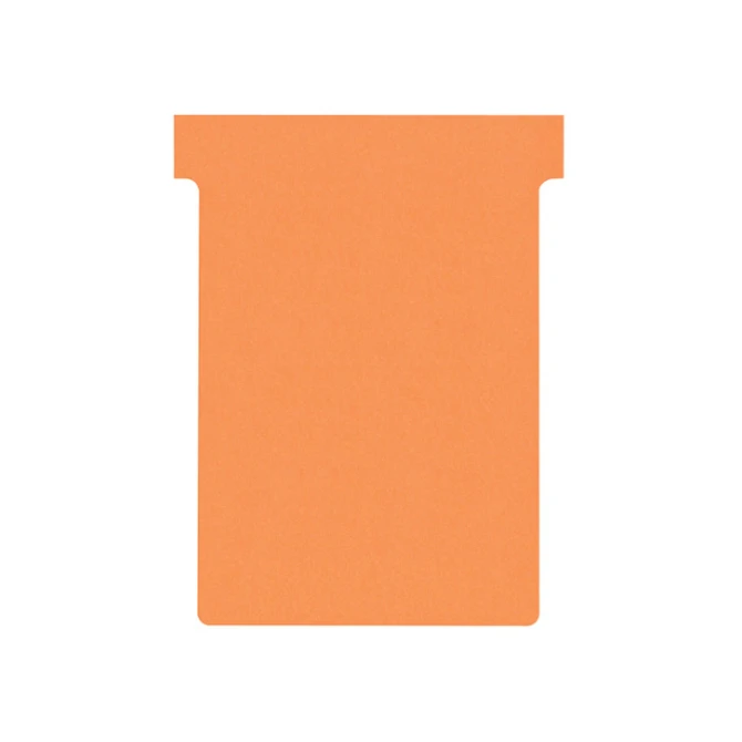 NOBO T-Kaart Maat 3 Papier 170 g/m² 120 x 80 mm Oranje (pak 100 stuks)