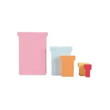 NOBO T-Kaart Maat 3 Papier 170 g/m² 120 x 80 mm Roze (pak 100 stuks)