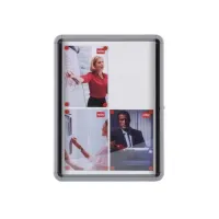 NOBO Vitrine Geschikt voor binnen: 8 x A4 buitenmaat 692 x 972 x 37 mm