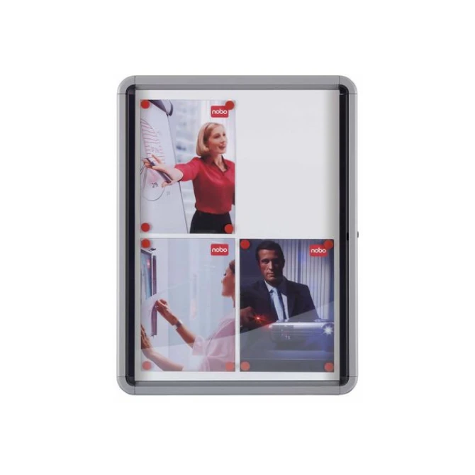 NOBO Vitrine Geschikt voor binnen: 8 x A4 buitenmaat 692 x 972 x 37 mm