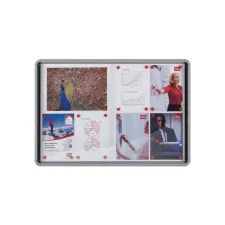 NOBO Vitrine voor binnen 15 x A4 1120 x 92 x 1300 mm