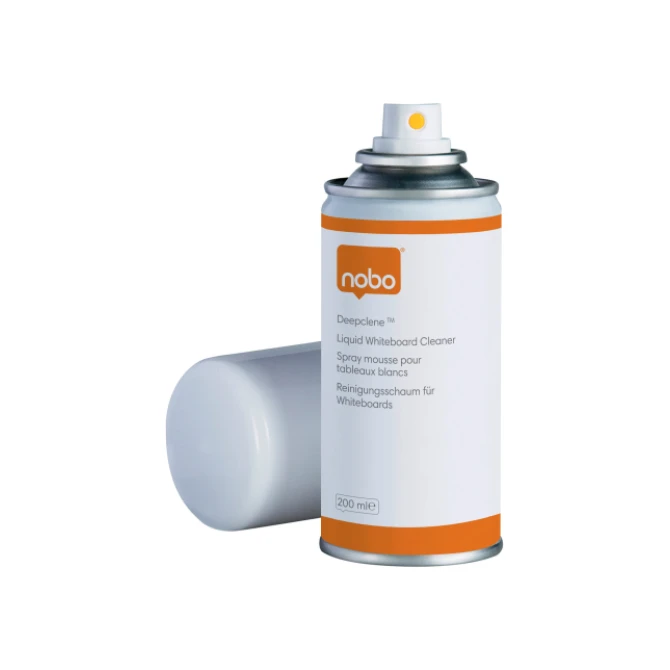 NOBO Whiteboard reinigingsspray Deepclene (can 150 milliliter) NOBO Whiteboard reinigingsspray Deepclene (can 150 milliliter)