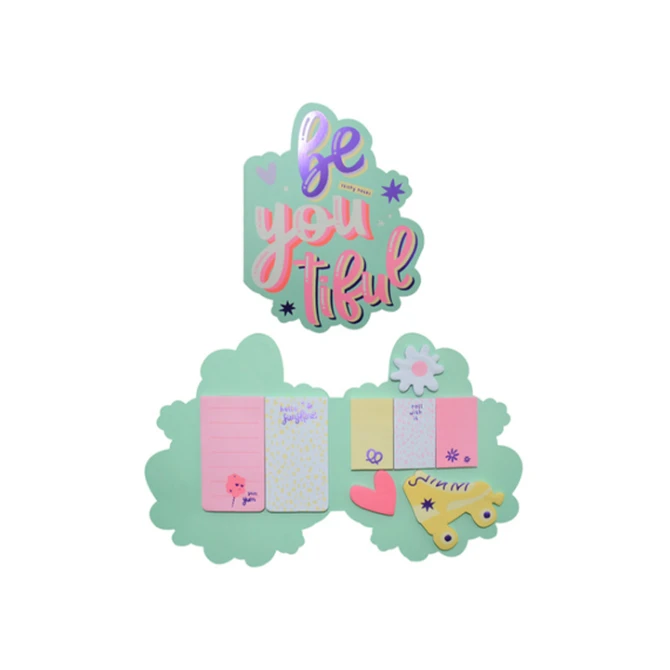 KANGARO Notitieblok Bonjour Babe zelfklevend (pak 8 stuks)