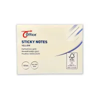 Notitieblok OC 76x101mm pastel geel Notitieblok OC 76x101mm pastel geel