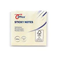 Notitieblok OC Z-note 76x76mm pastelgeel