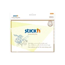 STICK'N Notitieblok 150x203mm transp 30v STICK'N Notitieblok 150x203mm transp 30v