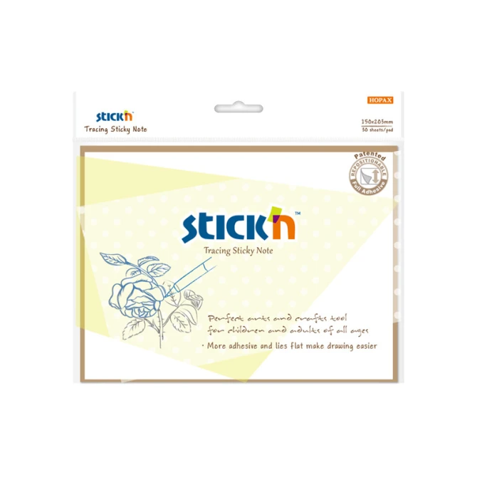 Notitieblok Stickn 150x203mm transp 30v