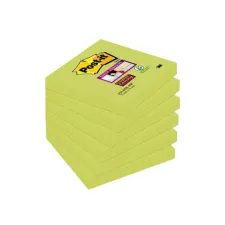 Post-it Super Sticky Notes 76 x 76 mm Groen (pak 6 x 90 vel)