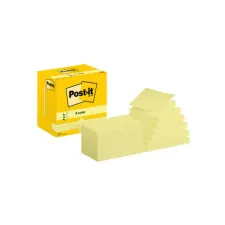 POST-IT R350CY Notitieblok Z-notes 127x76mm geel (pak 12 Stuks)