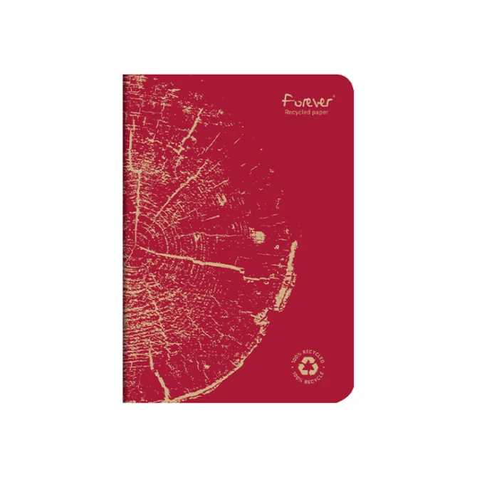 Notitieboek CF A5 gelinieerd 48 vel rood