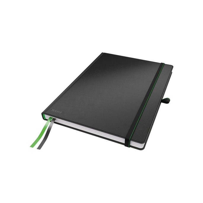 Notitieboek LEITZ compl A4 ruit 80v zw Notitieboek LEITZ compl A4 ruit 80v zw