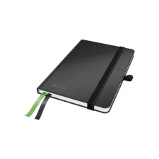 Notitieboek LEITZ compl A6 ruit 80v zw