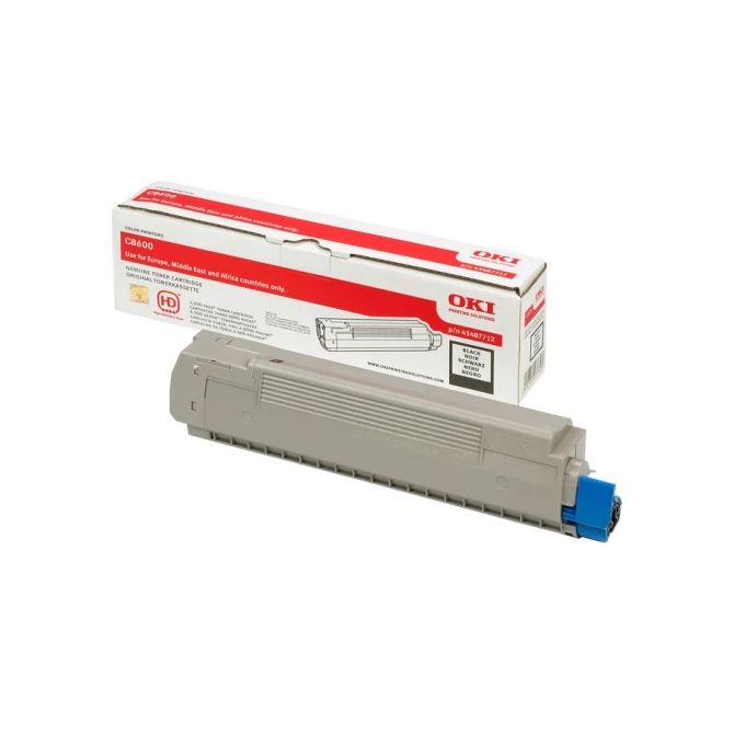 OKI 43487712 Toner Zwart OKI 43487712 Toner Zwart