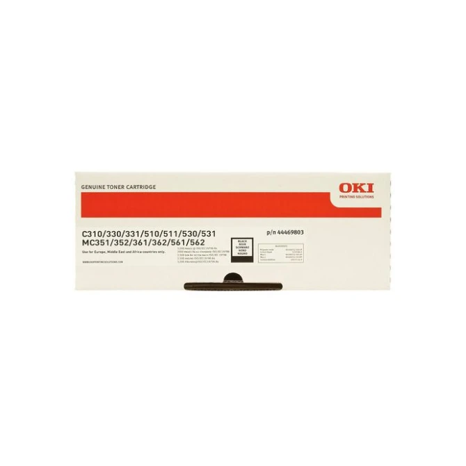 OKI 44469803 Toner Zwart OKI 44469803 Toner Zwart