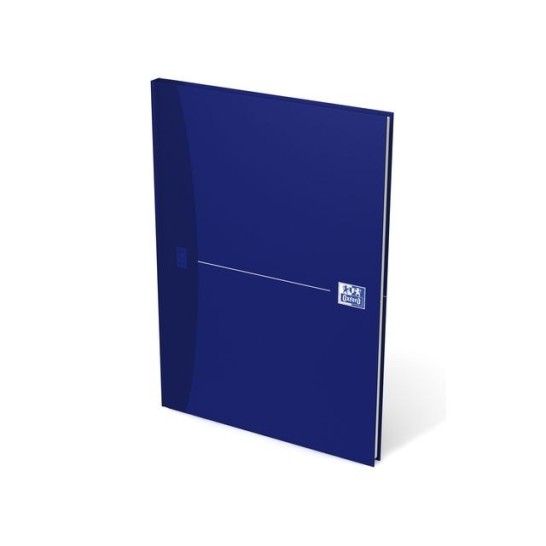 OXFORD Office Essentials Notitieboek A4 Gelinieerd 96 vel 90 g/m² blauw (pak 5 stuks)
