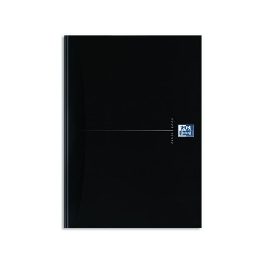 OXFORD Office Essentials Notitieboek A5 Gelinieerd 96 vel 90 g/m² Zwart (pak 5 stuks)
