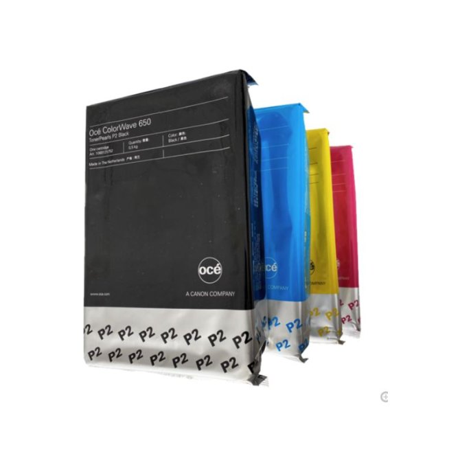 Océ TonerPearls P2 Tonercartridge. Geel