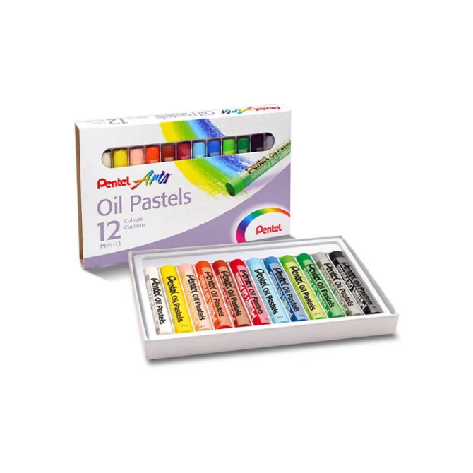 Pentel Oliepastelkrijt PHN4 assorti/pk12