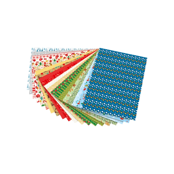 Ontwerppapier Folia kerst assorti/pd20v