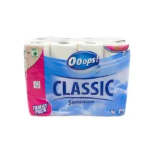 Ooops! Classic Sensitive Toiletpapier 3-laags (pak 24 rollen)