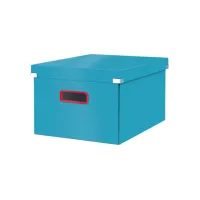 LEITZ Click & Store Smartbox Pro dozen karton A4 Met deksel Opvouwbaar Blauw LEITZ Click & Store Smartbox Pro dozen karton A4 Met deksel Opvouwbaar Blauw