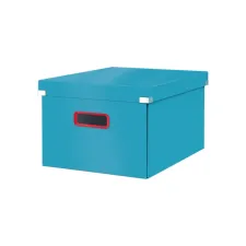 LEITZ Click & Store Smartbox Pro dozen karton A4 Met deksel Opvouwbaar Blauw LEITZ Click & Store Smartbox Pro dozen karton A4 Met deksel Opvouwbaar Blauw