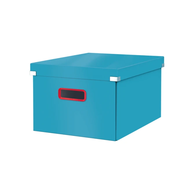 LEITZ Click & Store Smartbox Pro dozen karton A4 Met deksel Opvouwbaar Blauw