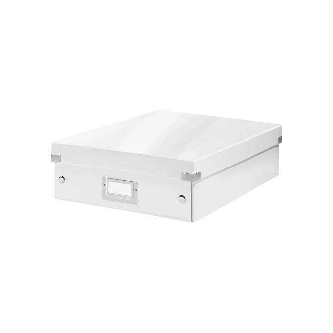 Opbergdoos Leitz WOW medium sorteer wit Opbergdoos Leitz WOW medium sorteer wit