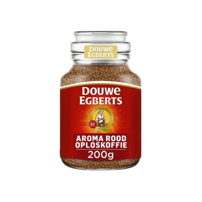 Douwe Egberts Oploskoffie Aroma rood (200 gram)