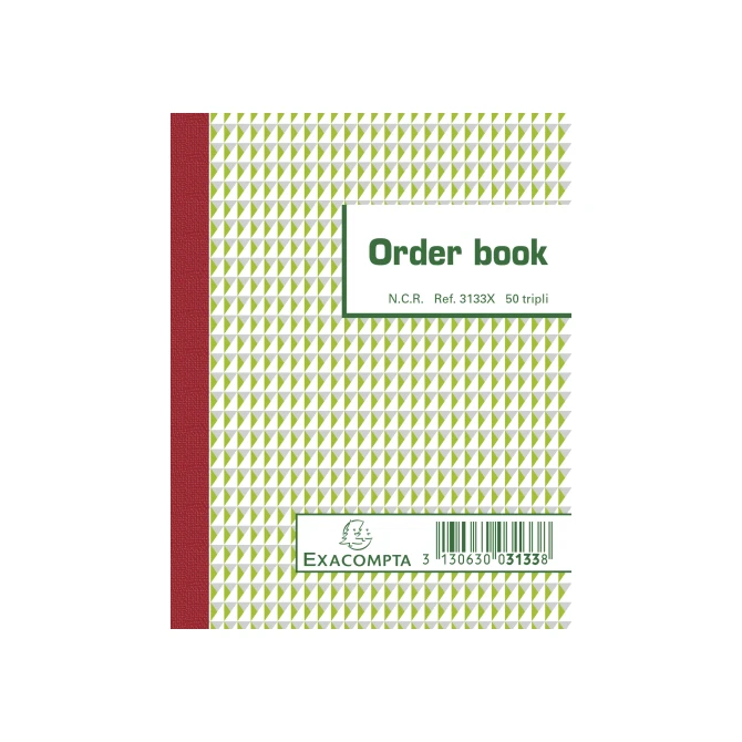 EXACOMPTA Orderboek 13.5x10.5 50blz NCR lijn (1 pak x 10 stuks) EXACOMPTA Orderboek 13.5x10.5 50blz NCR lijn (1 pak x 10 stuks)