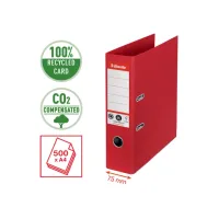ESSELTE No. 1 Ordner A4 CO2-gecompenseerd 75 mm Rood ESSELTE No. 1 Ordner A4 CO2-gecompenseerd 75 mm Rood