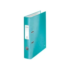 Ordner Leitz WOW A4 50mm karton ijsblauw