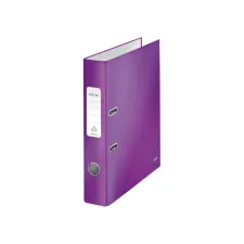 Ordner Leitz WOW A4 50mm karton paars