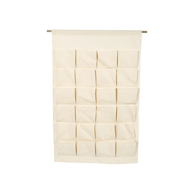 CREOTIME Organizer Canvas hangend naturel