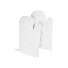 Creotime Ovenhandschoen Wit (pak 2 stuks)