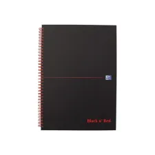 OXFORD Black n' Red Spiraalblok A5 Gelinieerd Zwart (pak 5 stuks) OXFORD Black n' Red Spiraalblok A5 Gelinieerd Zwart (pak 5 stuks)
