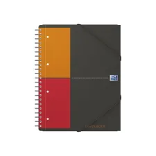 Oxford International Meetingboek A4+. Geruit 5 mm. 4-gaats. Grijs (pak 5 stuks) Oxford International Meetingboek A4+. Geruit 5 mm. 4-gaats. Grijs (pak 5 stuks)