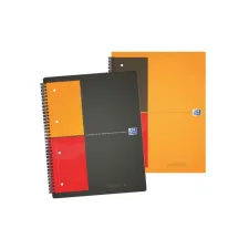 OXFORD International Notitieboek A4+ Gelinieerd 4-gaats Oranje (pak 5 stuks) OXFORD International Notitieboek A4+ Gelinieerd 4-gaats Oranje (pak 5 stuks)