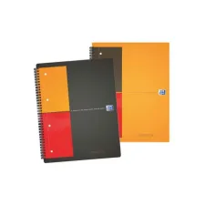 OXFORD International Notitieboek A4+ Geruit 5 mm 4-gaats Grijs (pak 5 stuks) OXFORD International Notitieboek A4+ Geruit 5 mm 4-gaats Grijs (pak 5 stuks)