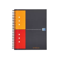 OXFORD International Notitieboek A5+ Geruit 5 mm 10-gaats Grijs (pak 5 stuks) OXFORD International Notitieboek A5+ Geruit 5 mm 10-gaats Grijs (pak 5 stuks)