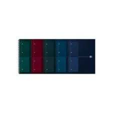 Oxford Spiraalblok Oxford Int A4+ ruit ass (pak 5 stuks)