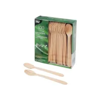 PAPSTAR pure Koffielepel 11cm (pak 100 stuks) PAPSTAR pure Koffielepel 11cm (pak 100 stuks)